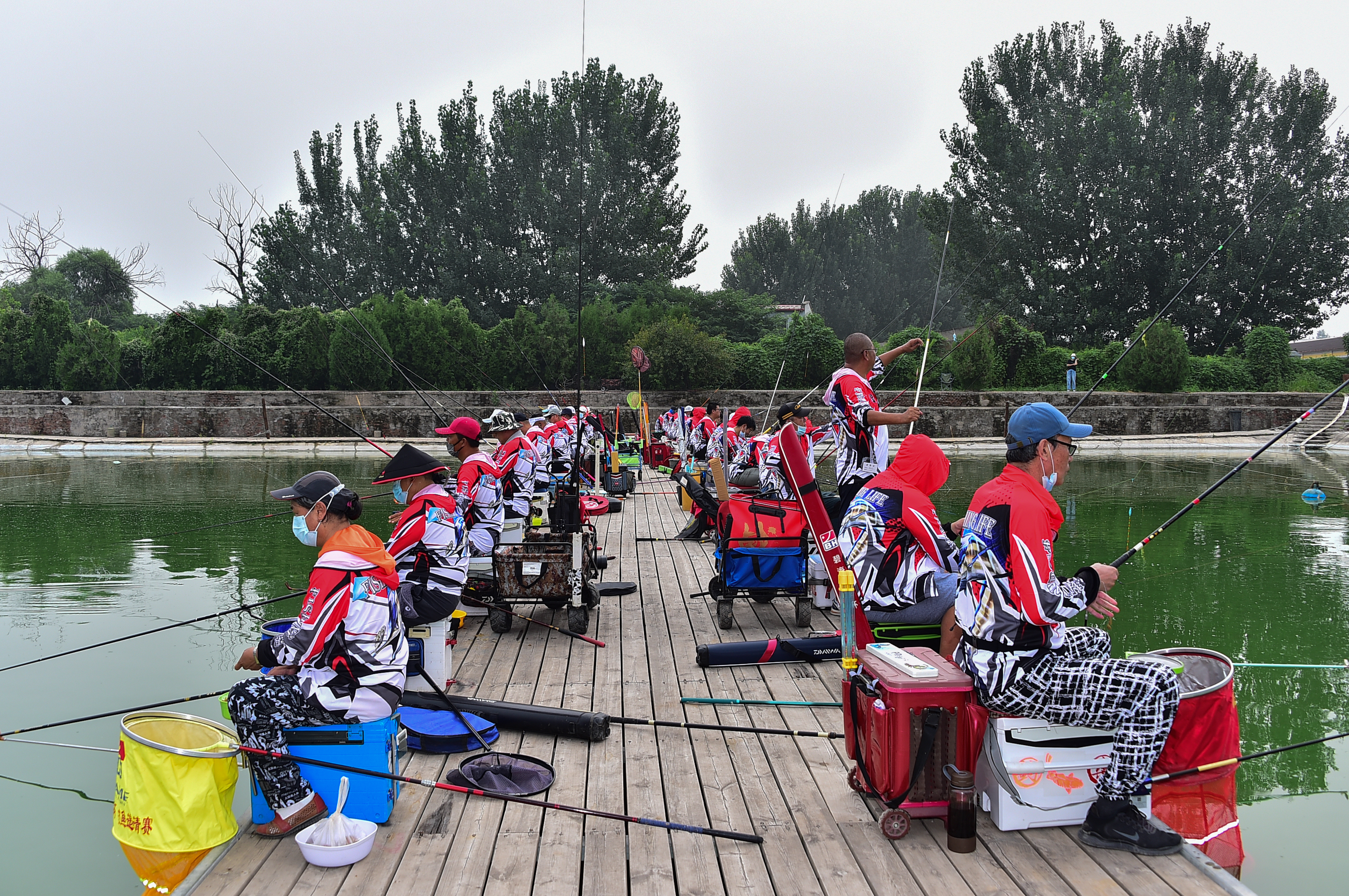 第三届北京城市副中心全民健身钓鱼比赛在通州